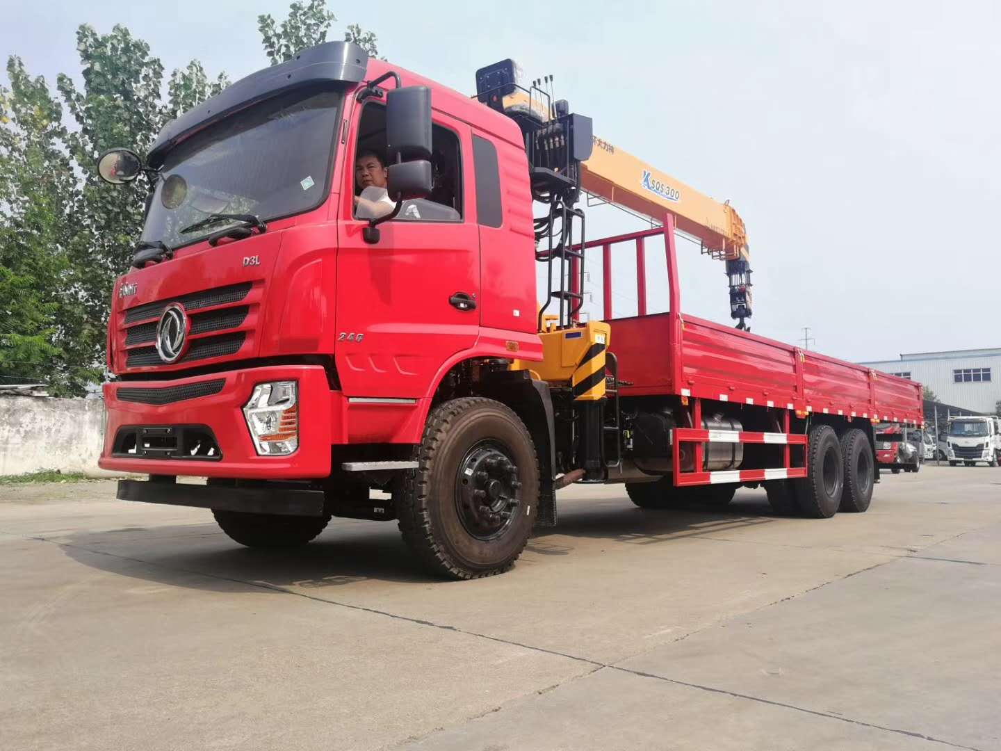 程力吊機(jī)12噸東風(fēng)后八輪D3L隨車吊