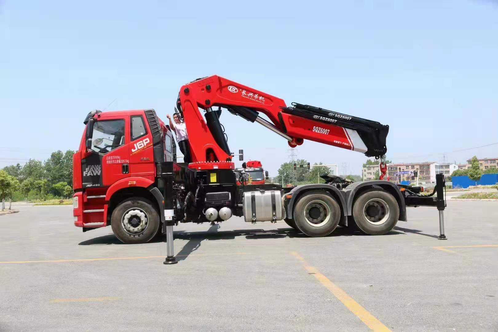 解放30噸折臂隨車(chē)吊